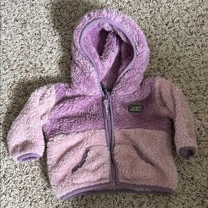 Cozy Lavender Sherpa Hooded Jacket for Kids - Eddie Bauer